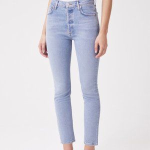 AGOLDE Nico High Rise Slim Fit in Cliffside EUC